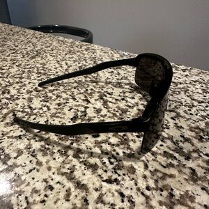 Oakley Glossy Black Wrap Sunglasses
